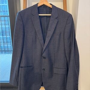 Hugo Boss Men’s Blazer - Checkered Pattern
